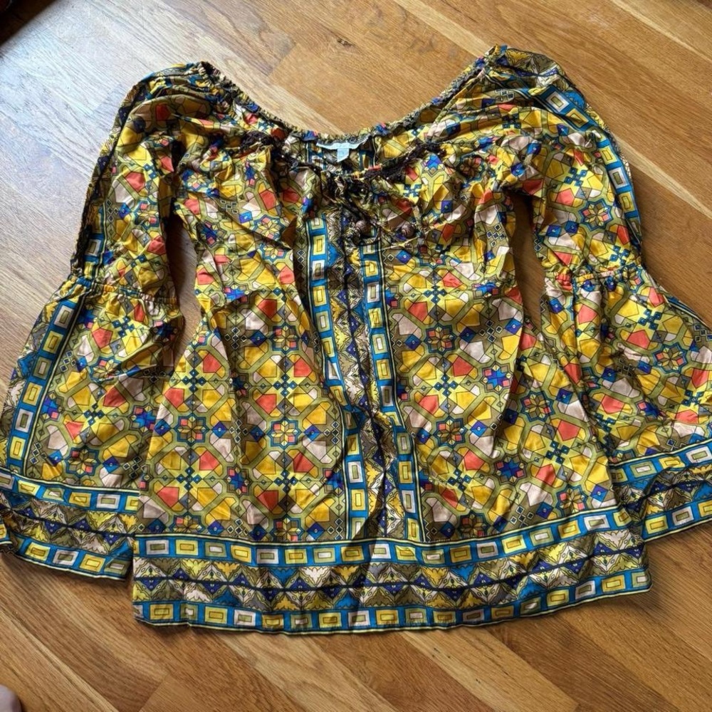 Luxe Multicolor Silk Blouse